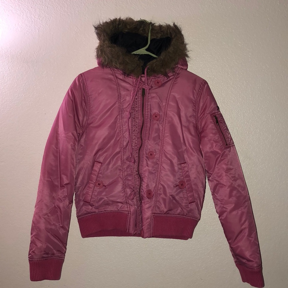 Pink Winter Jacket Roxy